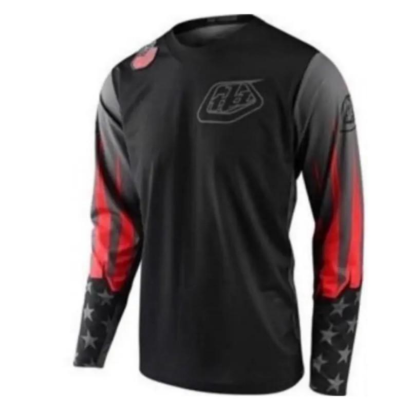 Men Women Cycling Jersey Long Sleeve Quick Dry Mountain Bike Off Road Motorcycle Riding Top Breathable Sportswear
