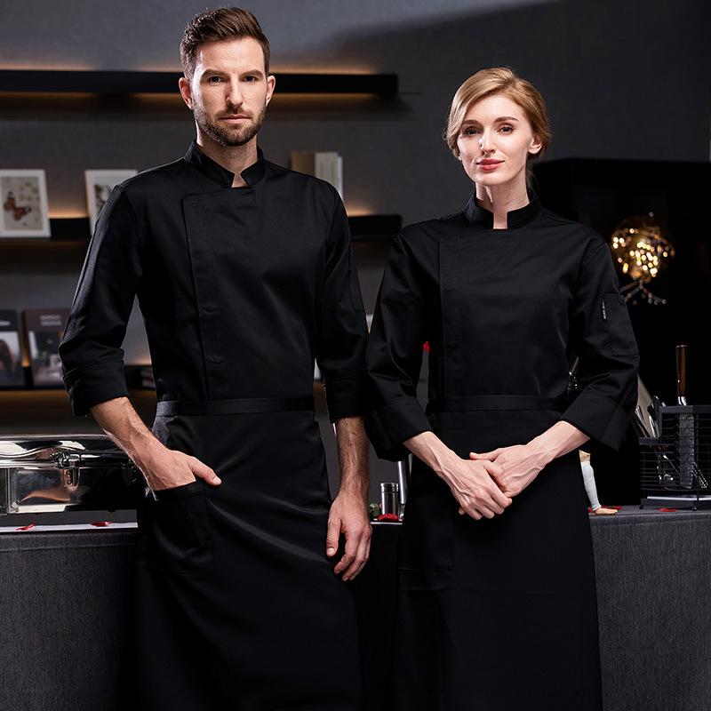 Men's Chef Uniform - Short & Long Sleeve Options for Kitchen, Hotel, or Restaurant
