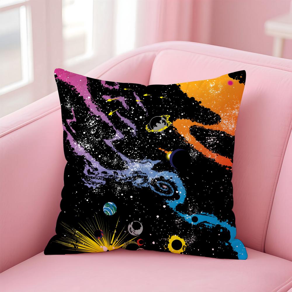Uuniverse Cushion Cover Linen Pillowcase Cover Soft Decor for Sofa Home Room