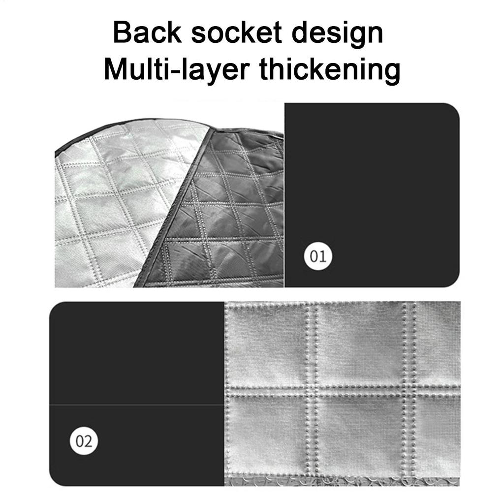 Anti Heat Steering Wheel Cover Automotive Steering Wheel Shield Foldable Protector Sunblocker For Hot Weather Summer Automotive