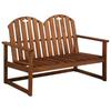 Garden Bench, 110 Cm, Solid Acacia Wood