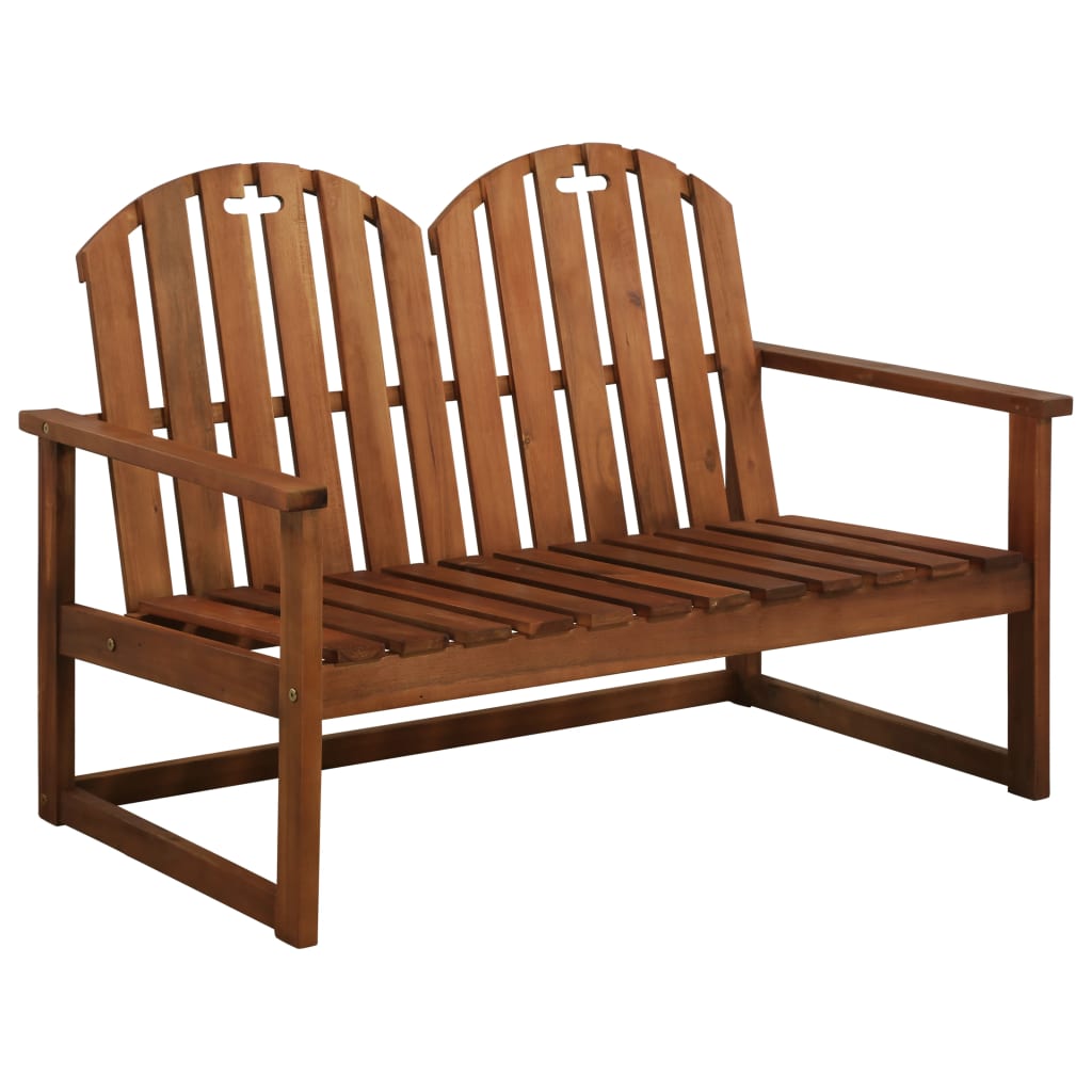 Garden Bench, 110 Cm, Solid Acacia Wood