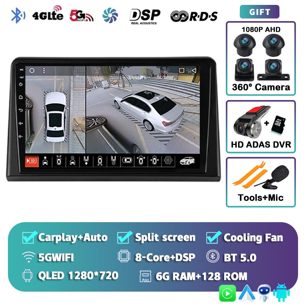 Android 14 Carplay Auto Car Radio For Hyundai Sonata 7 LF 2017 2018 2019 GPS Multimedia Player Stereo 360 Camera 4G+WiFi BT DSP