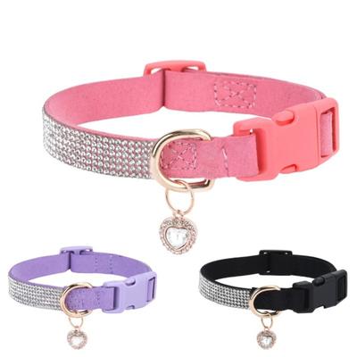 Pet Accessories Rhinestone Necklace Luxury High End Pet Collar Beautiful Love Accessories Dog Collar