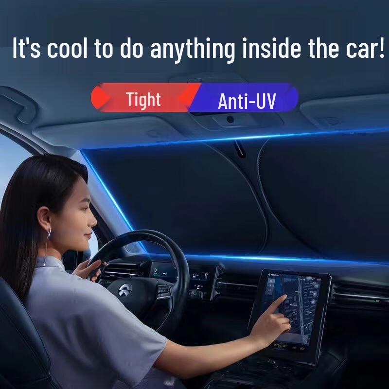 Солнцезащитная шторка на лобовое стекло Honda Civic - Теплоизолирующая и солнцезащитная шторка-зонт