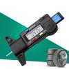 LCD Digital Tire Tread Depth Gauge Tool with Inch & MM Conversion for Motorbike