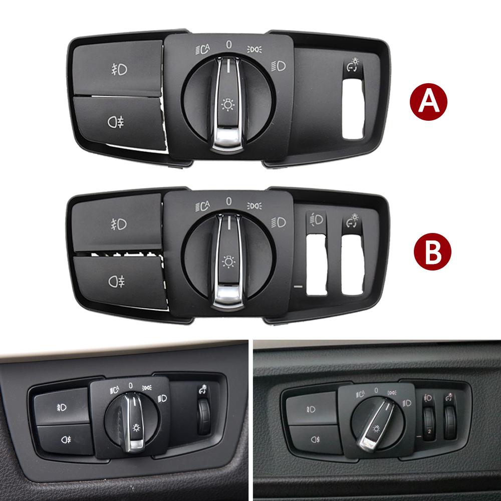 Head Lamp Rotary Headlight Switch Foglight Button Cover For BMW 1 2 3 4 X1 X2 Series F21 F46 F30 F31 F34 F35 61319265300