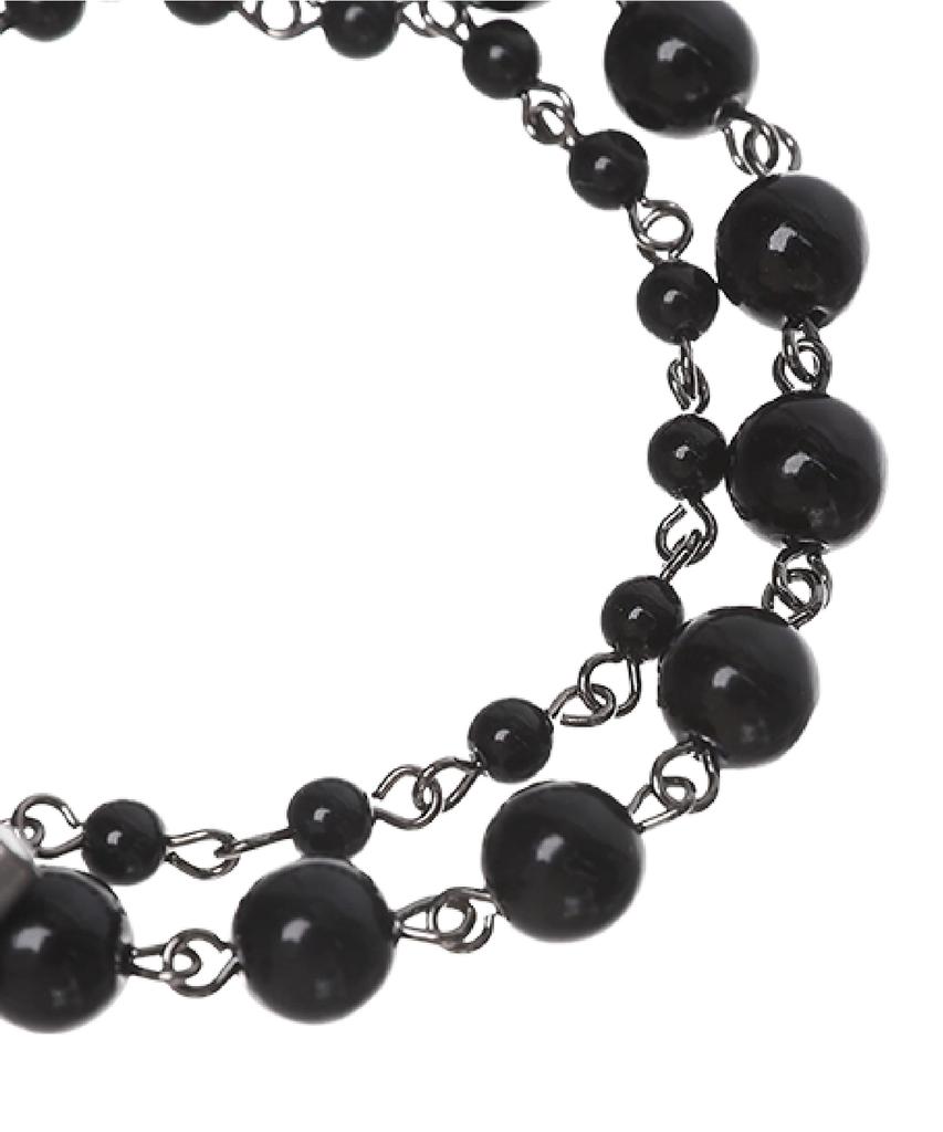 Pimadaziwin Black Chain Pearl Bracelet