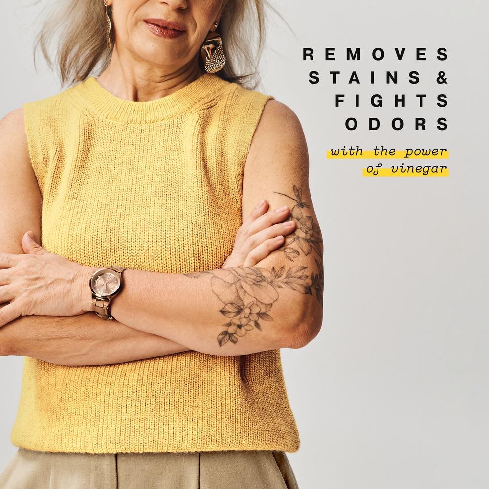 Vinegar Powered Liquid Laundry Detergent Citrus Scent 35 Loads Stain Fighting Odor Eliminating Eco Friendly Hypoallergenic Safe