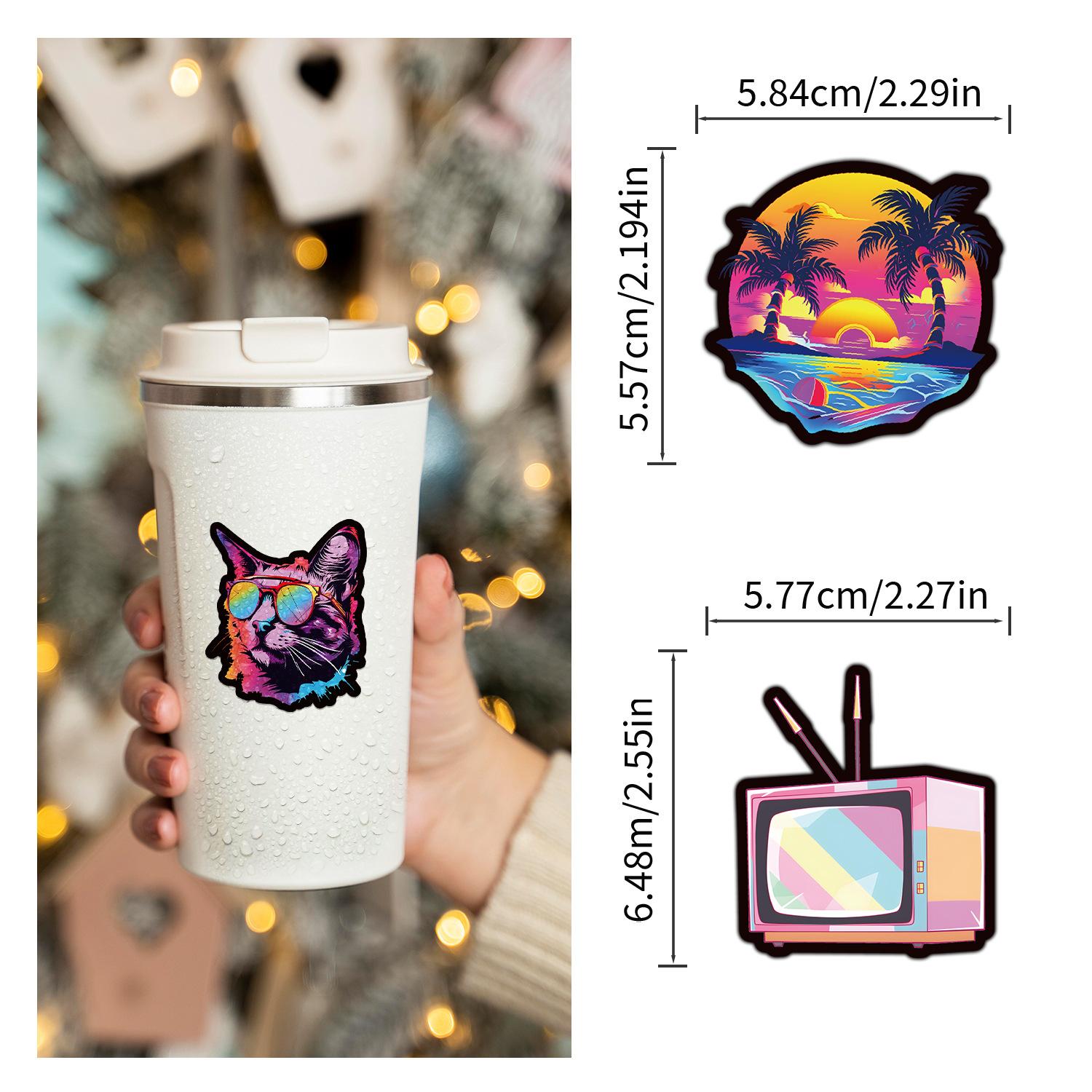 

50 Bow Graffiti Stickers Ins Style Children s Cute Hand Account Stickers Water Cup Mobile Phone Waterproof Creative Stickers