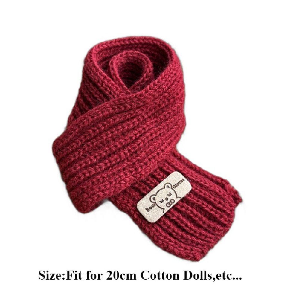Multi-colors Doll Clothes DIY Dolls Accessories Little Bear Scarves  for 20cm Cotton Dolls