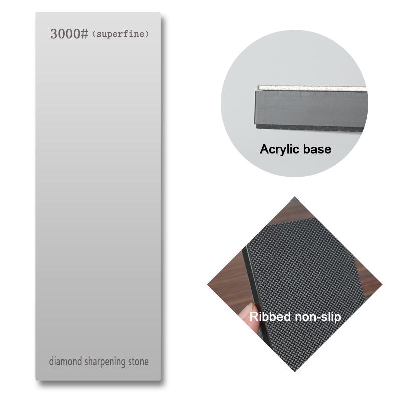 Professional Diamond Knife Sharpeners 150/230mm 80-3000# Sharpening Stone Woodwork Grinding System Whetstone Non-slip base
