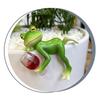 Hanging Flower Pot Edge Frog Decorative Ornaments Resin Hanging Decorative Glass Fish Tank Pendant Miniature Craft