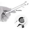 6Pcs 6Mm-19Mm Metric Flare Nut Spanners Wrench Kit For Gas Brake Ac Diesel Lines