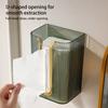 Acryl Taschentuchbox Quadrat Wand Feuchttuchspender Selbstklebend Toilettenpapierhalter Badezimmer Küchenschrank Hänger Serviettenbox
