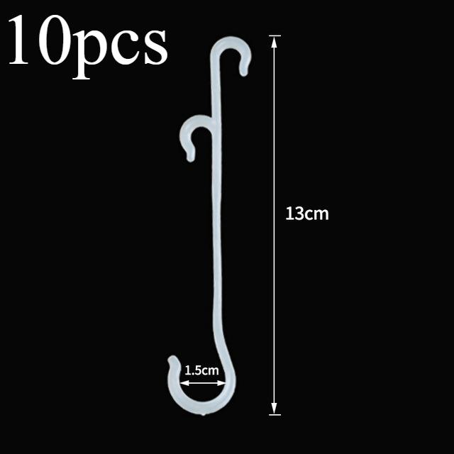 10pcs, Plastic Fruit Support Hooks, Tomatoes Vegetable J-Hook Tomato Truss Hooks For Supporting Plants And Vegetables, Pots