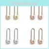 Minimalist Metal Fashionable Stud Earrings In Multiple Colors For Women