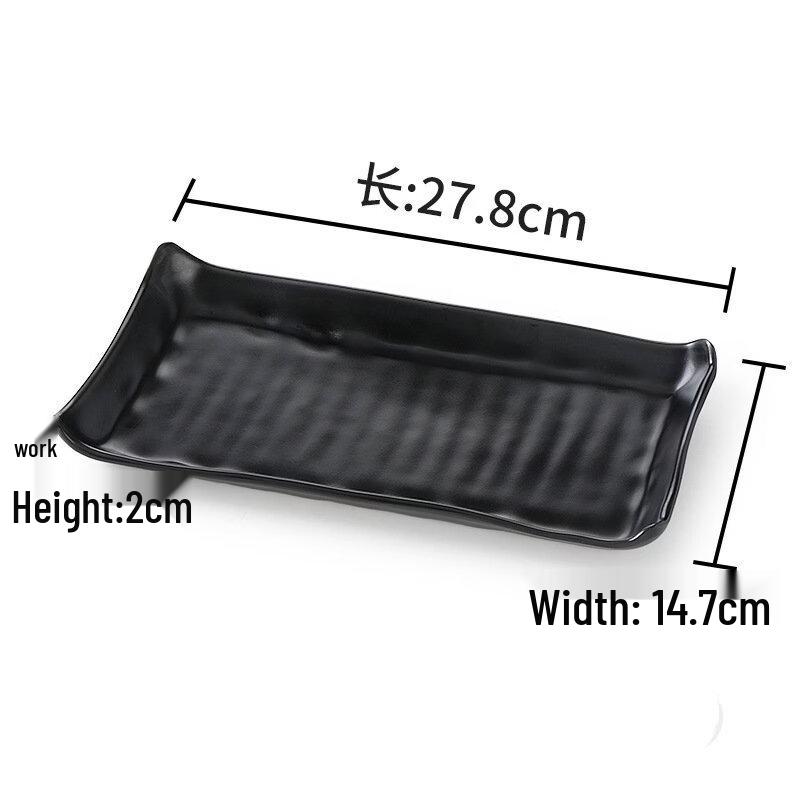 Nordic Style Rectangular Ceramic Bone Dish