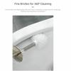 Stainless Steel Toilet Bowl Brush and Holder Deep Cleaning Toilet Cleaning Brush  Bathroom