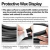 1/3M Black Fuel Line NitrileRubber NBR Hose ID 2/3/4/5/6/7/8mm Diesel Petrol Water Hose Engine Pipe For Motorcycle Accessories