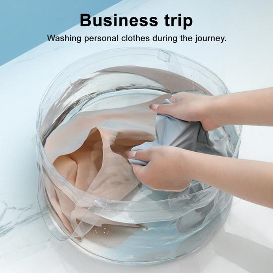 6.8/12L Foldable Water Bucket with Portable Handle Waterproof PVC Wash Basin Bag Multifunctional Outdoor Camping Fishing Collapsible Water Storage