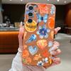 Trendy Ocean Style Whale Pattern Case For Samsung S26 S25 S24 Ultra S23 S22 S21 FE A15 A16 A17 A35 A36 A37 A54 A55 A56 A57 5G Leather Texture Cover