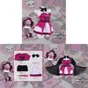 Monster High Draculaura Cosplay Costume For Halloween Vampire Lolita Short Skirt For Women