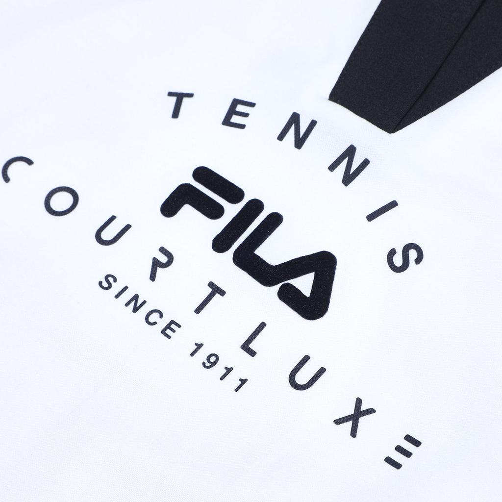 Fila Tennis Series Logo Letter Pullover Short Sleeve Polo Shirt Women Polo Shirts Lime-Green A11W333103F-LG