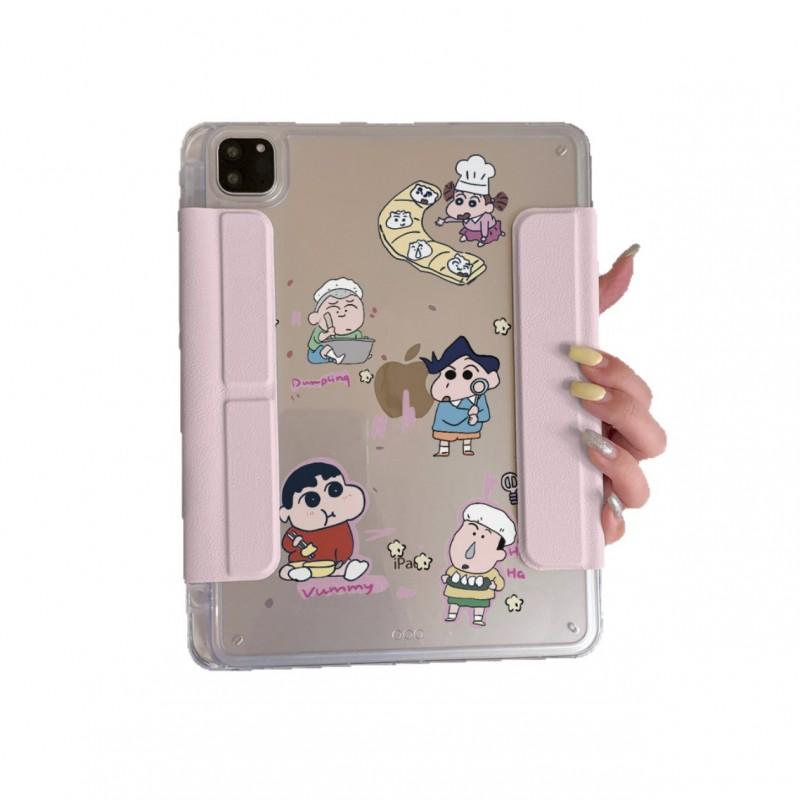 Cute Cartoon Dumpling Xin Case IPad Pro 13 Inch Mini 6 Air 10th Gen With Stand Anti-Slip PC Cover Sleep Wake Support
