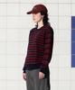 UNALLOYED Argyle Elbow Stripe Knit / Navy