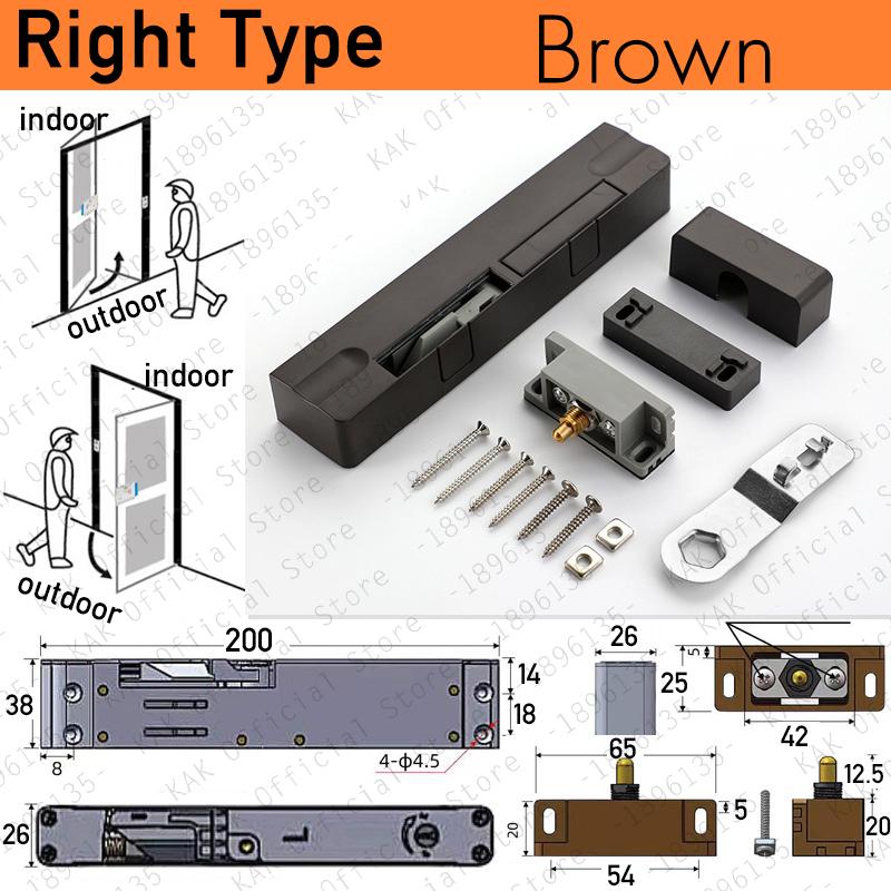 

Door Closer Stopper Automatic Closer Lockpestillo Puerta Porta Retratil Closingtope De Ferme Porte Automatique Home Improvement