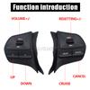 Pair Cruise Control Buttons For KIA Rio 2012 2013 2014 2015 2016 Multifunctional Steering Wheel Button Switch