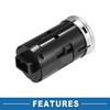 Push Button Starter Switch Engine Start Stop Switch Button for Honda Fit 2015 2016 2017 2018 Silver Tone Black