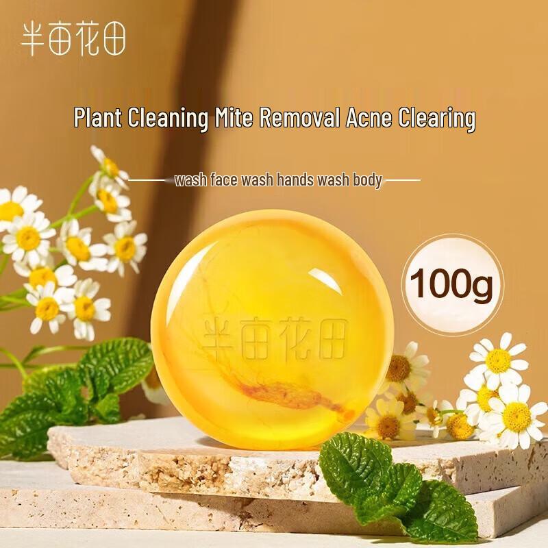 

Ban Mu Hua Tian Sophora Flavescens Mite Cleansing Bar Soap