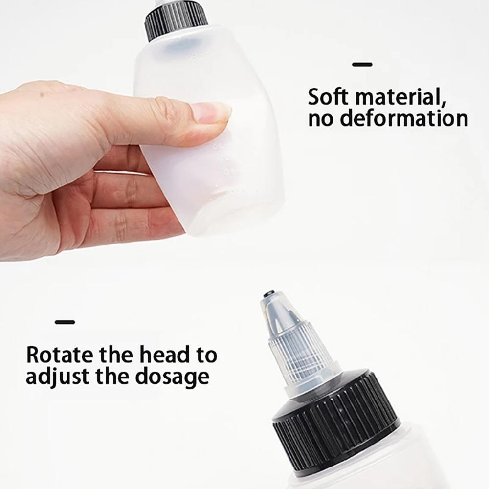 40/80ML Mini-Saucen-Gewürzbox Spender Kunststoff-Würz-Quetschflasche Picknick Bento Gadget Küchenzubehör