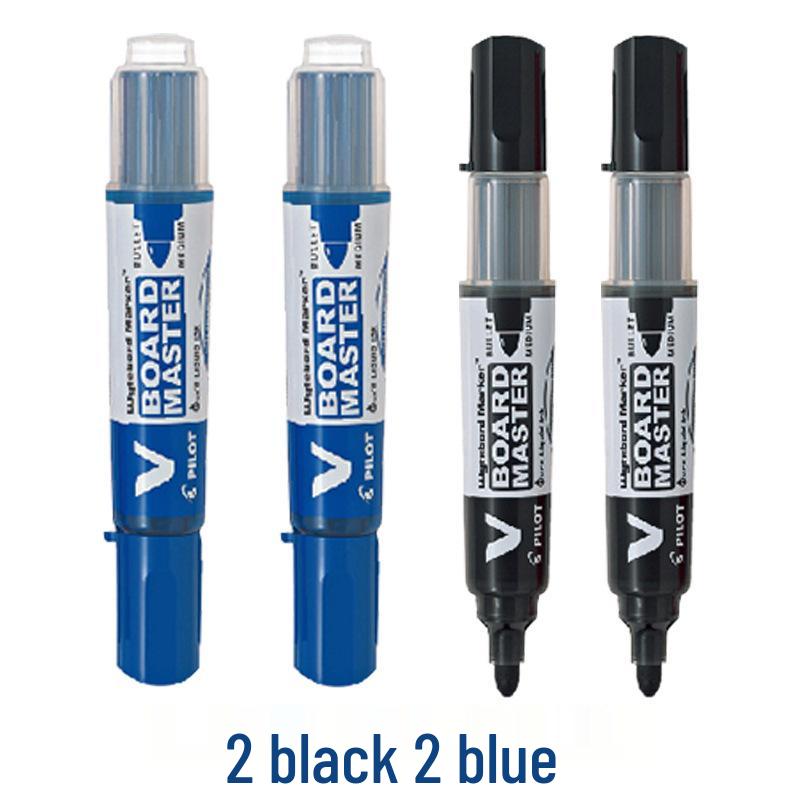 PILOT Hyaku Raku Raderbar Whiteboardpenna, Stor Kapacitet, Utbytbar Spets