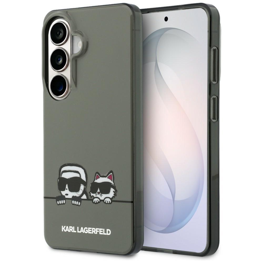 Karl Lagerfeld IML Peekaboo Karl&Choupette MagSafe Case for Samsung Galaxy S26 Black