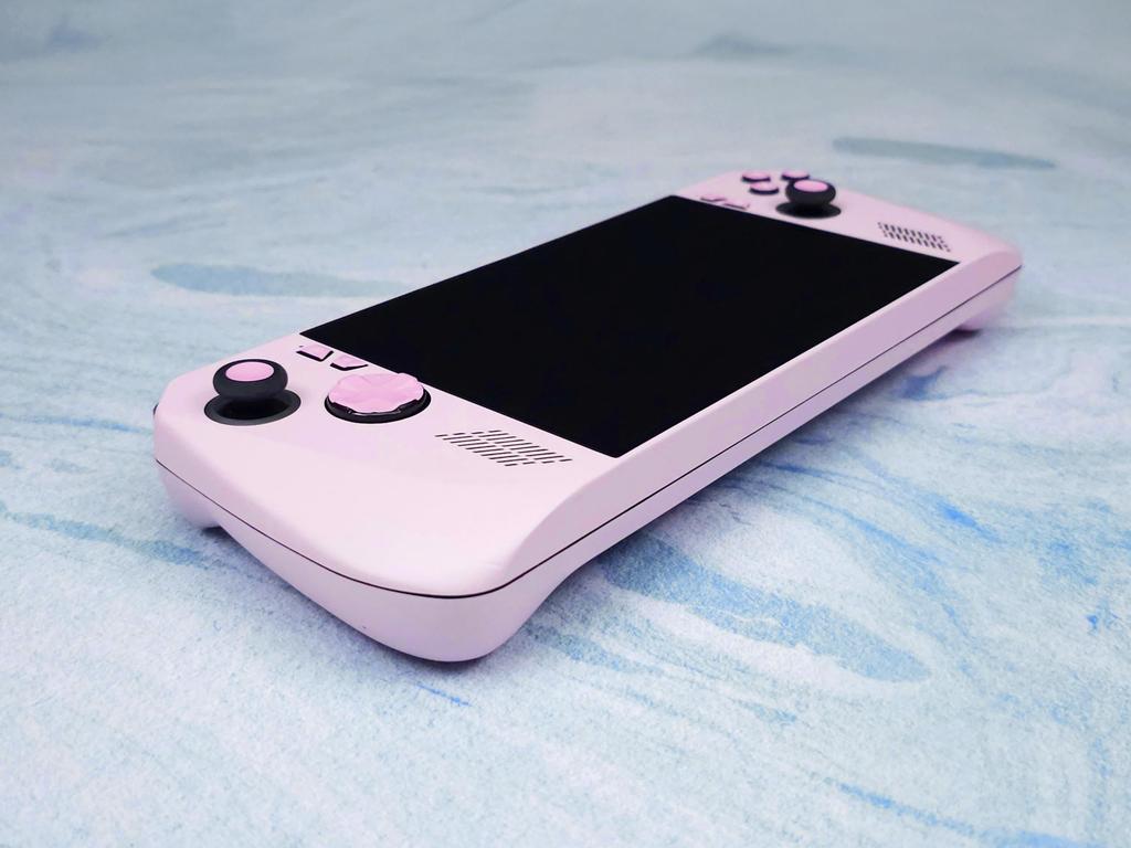 Rog Ally X Matte Skin, Pink Edition, a full-wrap matte vinyl skin for Rog Ally X (designed by POP SKIN)