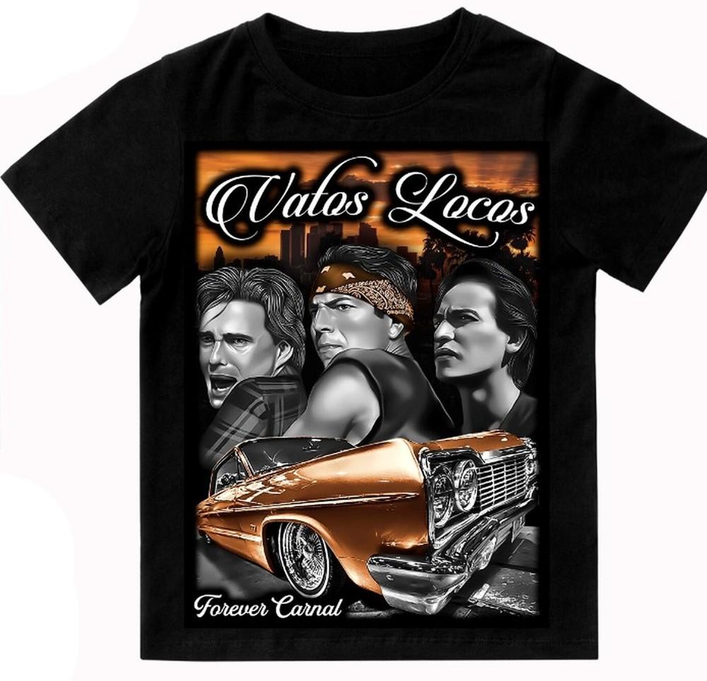 Vatos Locos Forever Carnal Mens Heavyweight T-Shirt Shaka Wear Tee Unisex T-Shirt M