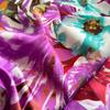 Luxury Silk Hair Square Scarf Women Satin Neck Tie Hand Wrist Foulard Summer Print Shawl Wraps Head Kerchief Hijab Bandana