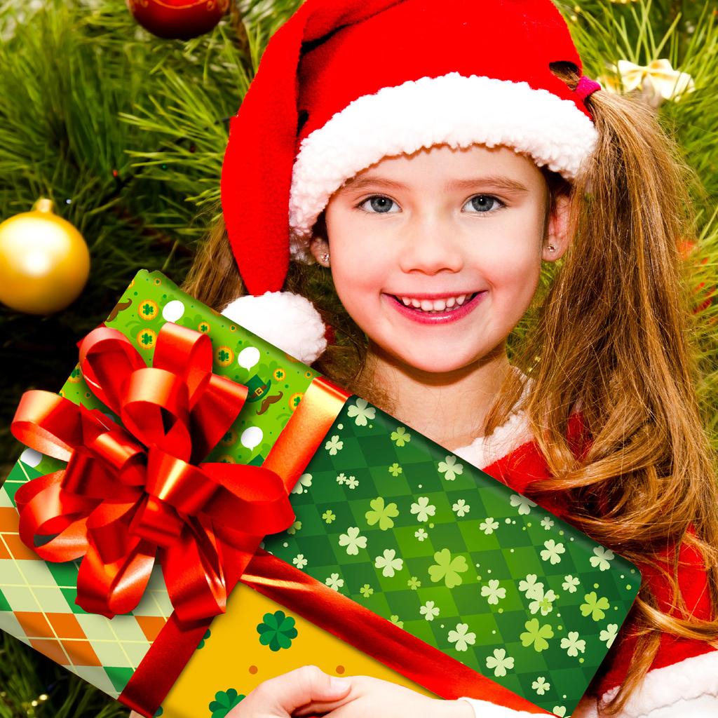 DIY12 Sheets/package of Small Flower St. Patrick's Day Material Paper Handbook Clipping Packaging Diy Material Paper