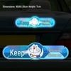 Creative Reflective Car Tail Sticker: High Beam Off Warning, Scratch Cover, Cartoon Design