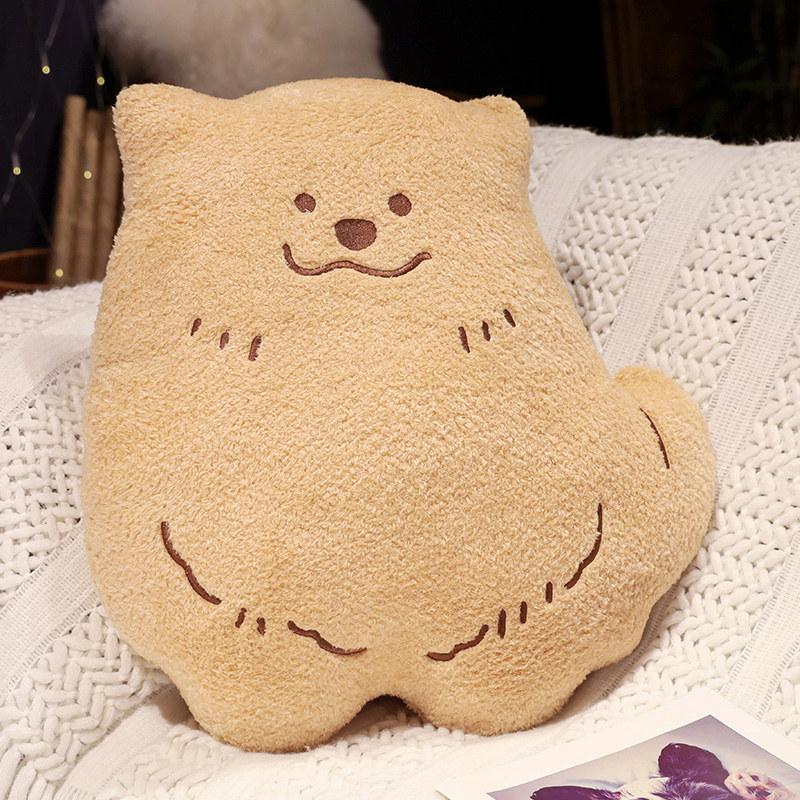 Cartoon Dog Pillow Puppy Doll Plush Toy Doll Girl Sofa Nap Pillow Pillow Holiday Gift