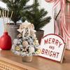35cm DIY Christmas Tree With LED Light Mini Desktop Tree Christmas Decoration New Year Gift Home Christmas Ornaments