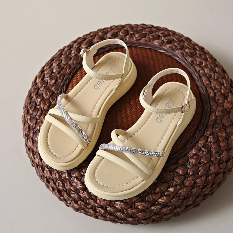 Sommer Scheiß tragen Mode mit Rock neue flache Sohle rutschfest weiche Sohle Umstandssandalen Damen 2025 Gefühl auf Sportsandalen zu treten