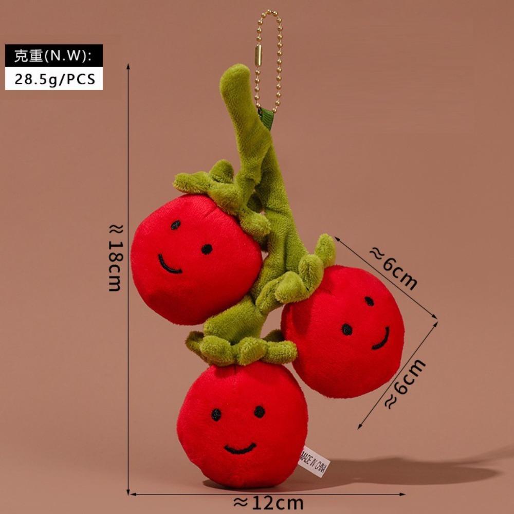 Păpușă de pluș Păpușă Simulare Mâncare Pandantiv Pandantiv pentru geantă Mâncare vegetală