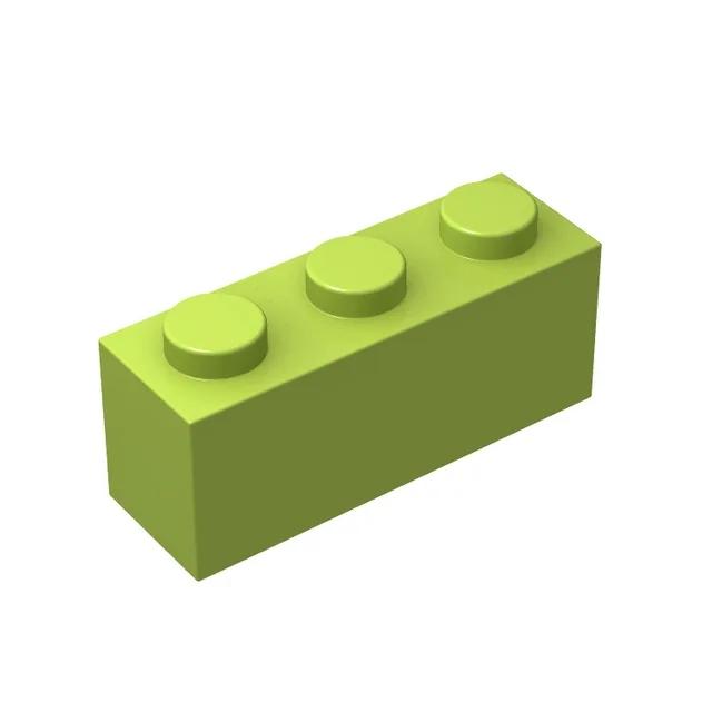 20Pcs MOC Parts 3622 Brick 1 x 3 Compatible DIY Assmble Building Blocks Particle Kid Puzzle Brain Enlighten Toy Birthday Gift
