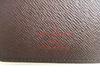 Authentic LOUIS VUITTON Damier Brown Leather Card Holder Notebook Cover #a903  Refurbished