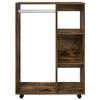 Kleiderschrank Geräucherte Eiche 80 x 40 x 110 cm Spanplatte