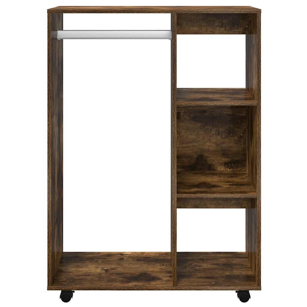 Wardrobe Smoked Oak 80 x 40 x 110 cm Particleboard